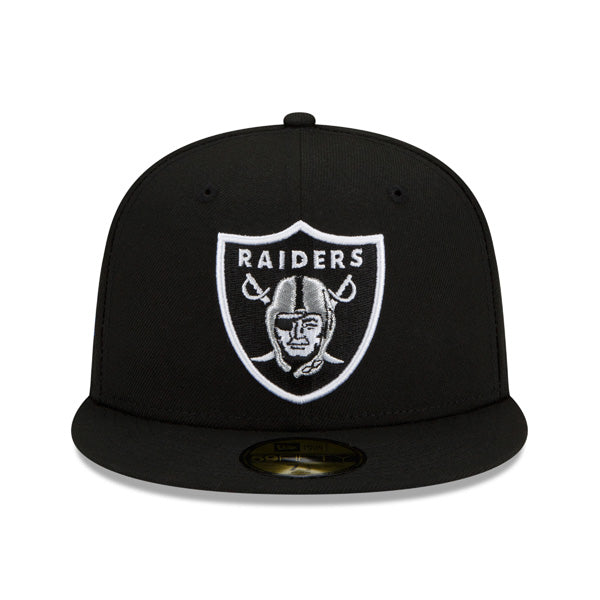 Los Angeles Raiders SUPER BOWL XVlll (18) Exclusive New Era 59Fifty Fitted Hat - Black/Gray Bottom