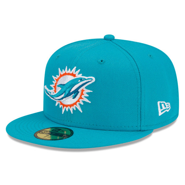 Miami Dolphins NFL 1993 PRO BOWL Exclusive New Era 59Fifty Fitted Hat - Aqua