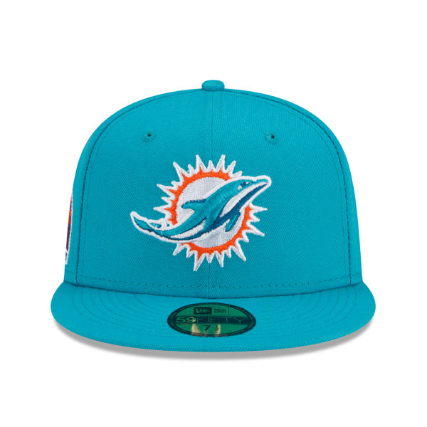 Miami Dolphins NFL 1993 PRO BOWL Exclusive New Era 59Fifty Fitted Hat - Aqua