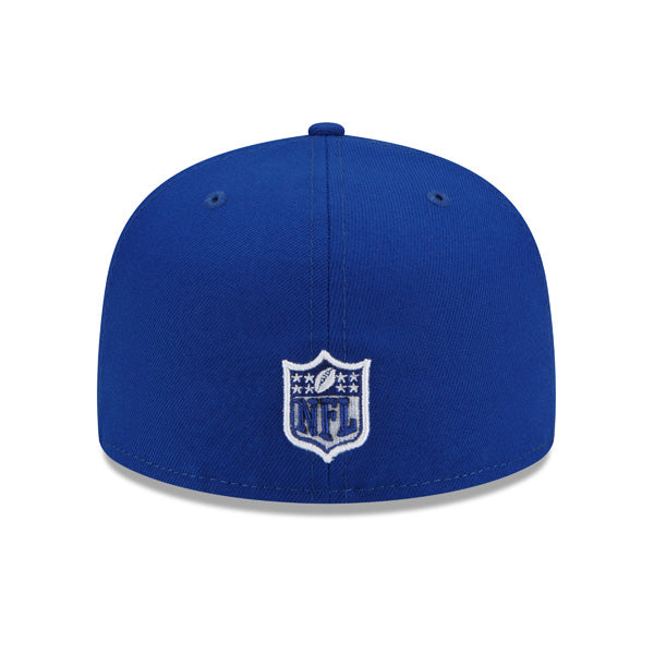 New York Giants SUPER BOWL XLll (42) Exclusive New Era 59Fifty Fitted Hat - Royal/Gray Bottom