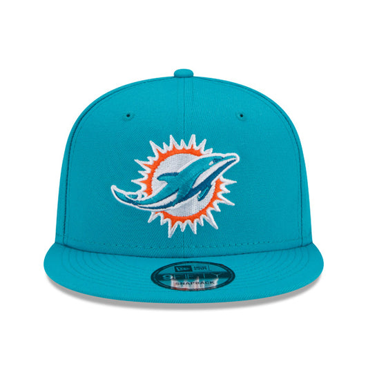 Miami Dolphins Exclusive New Era 1993 Pro Bowl PATCH-UP Snapback Hat - Aqua
