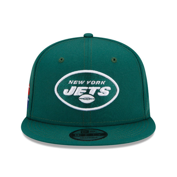 New York Jets Exclusive New Era Super Bowl lll (3) PATCH-UP Snapback Hat - Green