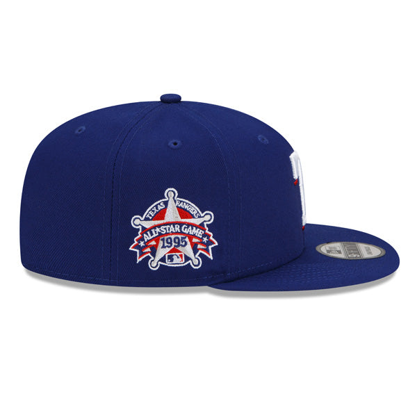 Texas Rangers Exclusive New Era 1995 All-Star Game PATCH-UP Snapback Hat - Royal