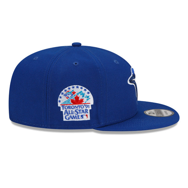 Toronto Blue Jays Exclusive New Era 1991 All-Star Game PATCH-UP Snapback Hat - Royal