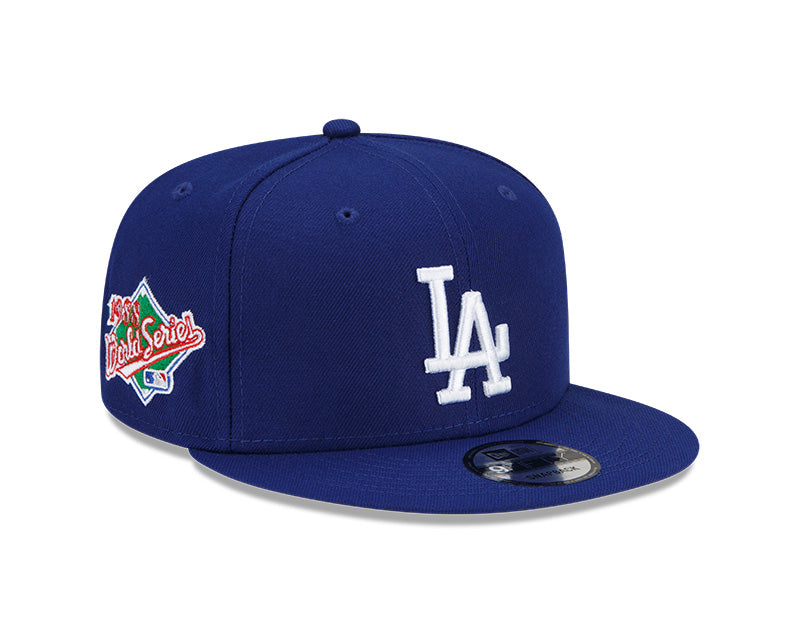 Los Angeles Dodgers Exclusive New Era 1988 World Series PATCH-UP Snapback Hat - Royal