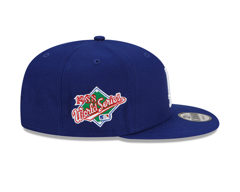 Los Angeles Dodgers Exclusive New Era 1988 World Series PATCH-UP Snapback Hat - Royal