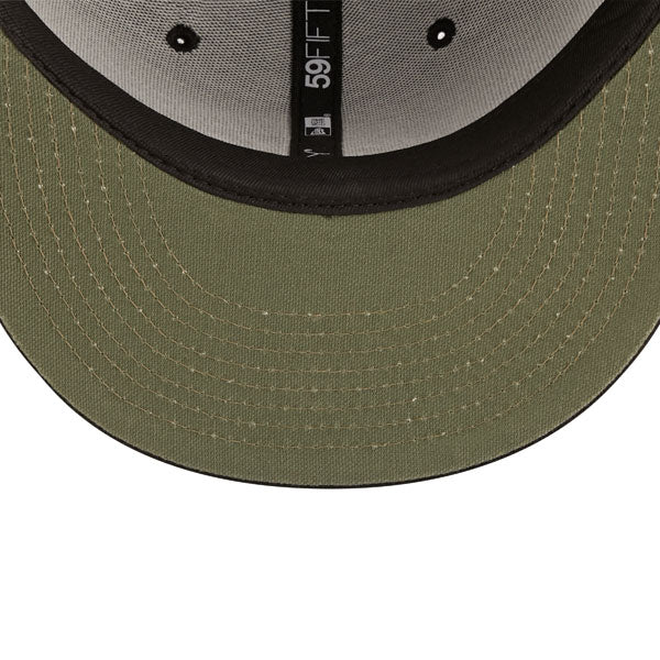Baltimore Orioles ALPHA INDUSTRIES X Exclusive New Era 59Fifty Fitted Hat - Black/Army UV