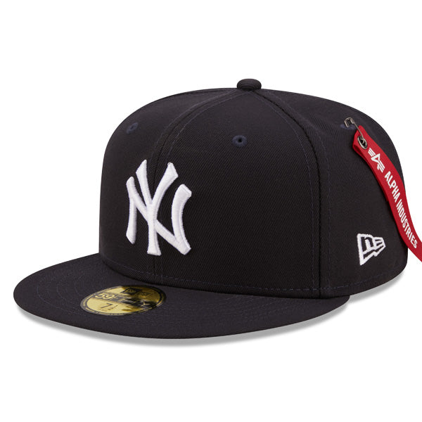 New York Yankees ALPHA INDUSTRIES X Exclusive New Era 59Fifty Fitted Hat -Navy/Army UV