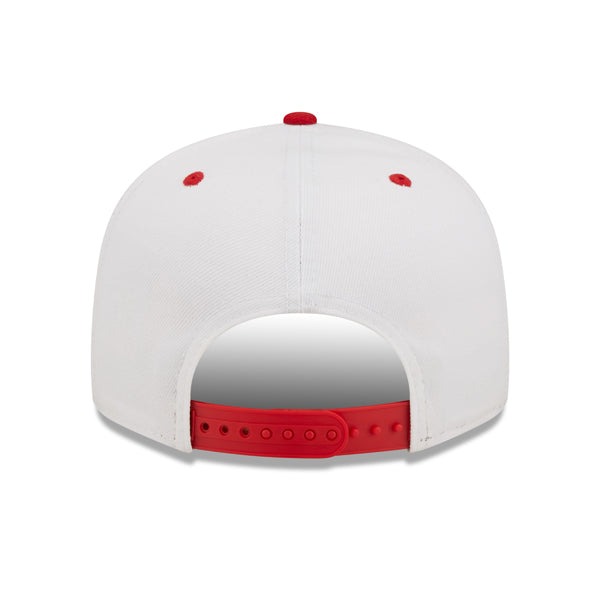 Tampa Bay Buccaneers New Era RETRO TITLE 9Fifty Snapback NFL Hat - White/Scarlet