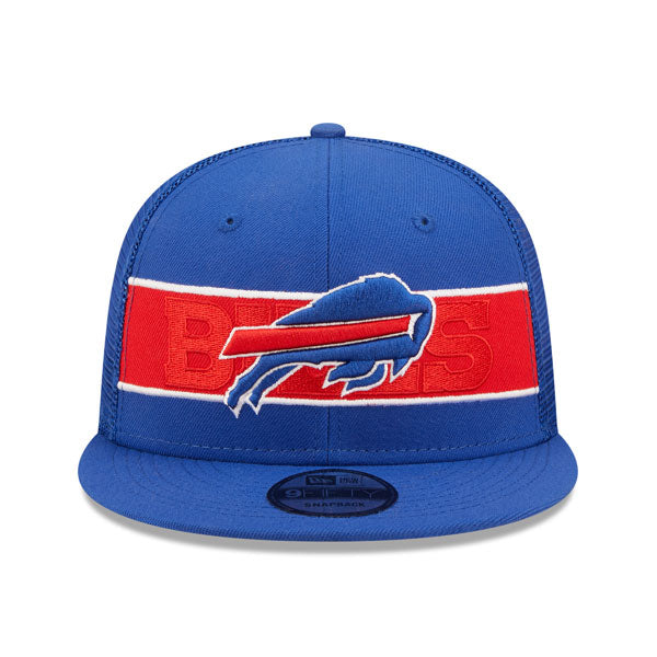 Buffalo Bills New Era NFL TONAL BAND TRUCKER 9FIFTY Snapback Hat - Royal/Red