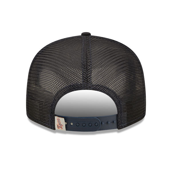 Detroit Tigers New Era MLB TONAL BAND TRUCKER 9FIFTY Snapback Hat - Navy/Gray