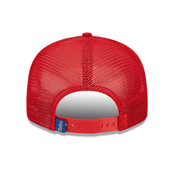 Philadelphia Phillies New Era MLB TONAL BAND TRUCKER 9FIFTY Snapback Hat - Red/Royal