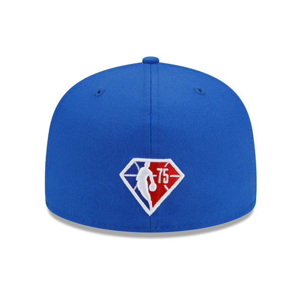 Dallas Mavericks New Era 2022 BACK HALF NBA 59Fifty Fitted Hat - Royal/Gray Bottom