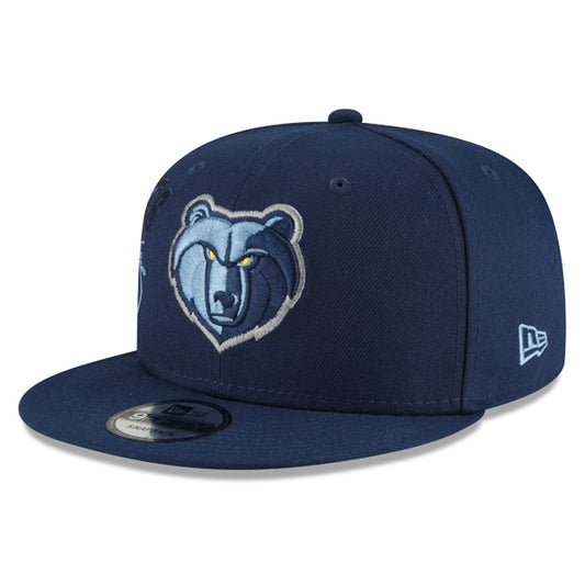 Memphis Grizzlies New Era 2022 Back Half 9FIFTY Snapback Adjustable Hat - Navy