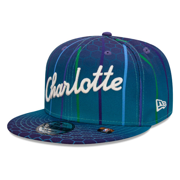 Charlotte Hornets New Era NBA 2022 CITY EDITION Official 9Fifty Snapback Hat - Teal