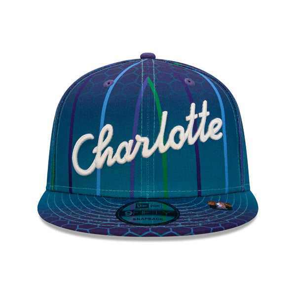 Charlotte Hornets New Era NBA 2022 CITY EDITION Official 9Fifty Snapback Hat - Teal