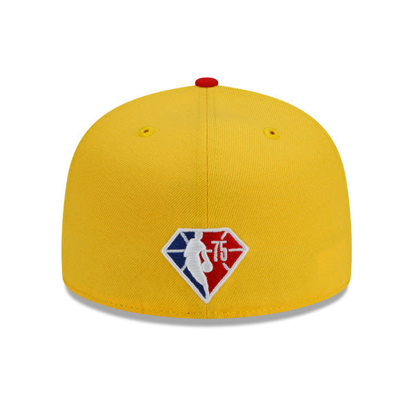 Atlanta Hawks New Era NBA 2022 CITY EDITION Official 59Fifty Fitted Hat - Yellow/Red