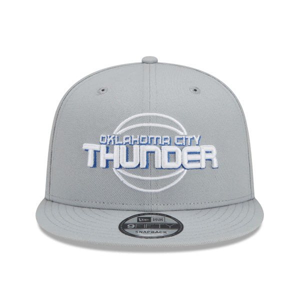 Oklahoma City Thunder New Era NBA 2022 CITY EDITION Alternate 9Fifty Snapback Hat - Gray