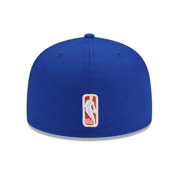 New York Knicks New Era NBA Exclusive CLUSTER 59Fifty Fitted Hat - Royal/Gray Bottom