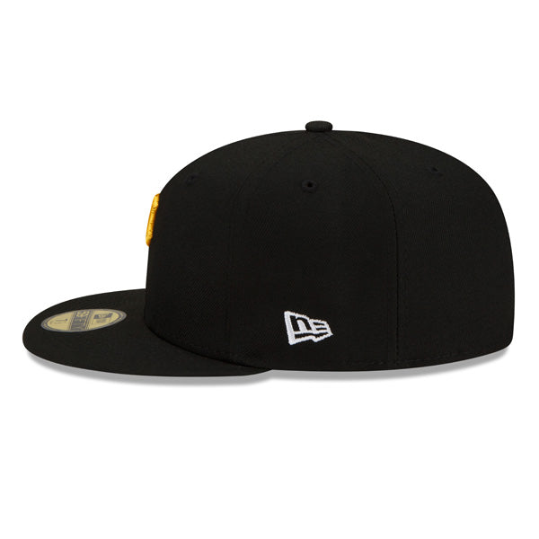 Pittsburgh Pirates New Era MLB Exclusive CLUSTER 59Fifty Fitted Hat - Black/Gray Bottom