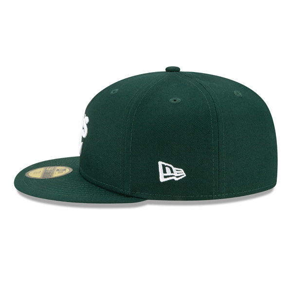 Oakland Athletics New Era MLB Exclusive CLUSTER 59Fifty Fitted Hat - Green/Gray Bottom