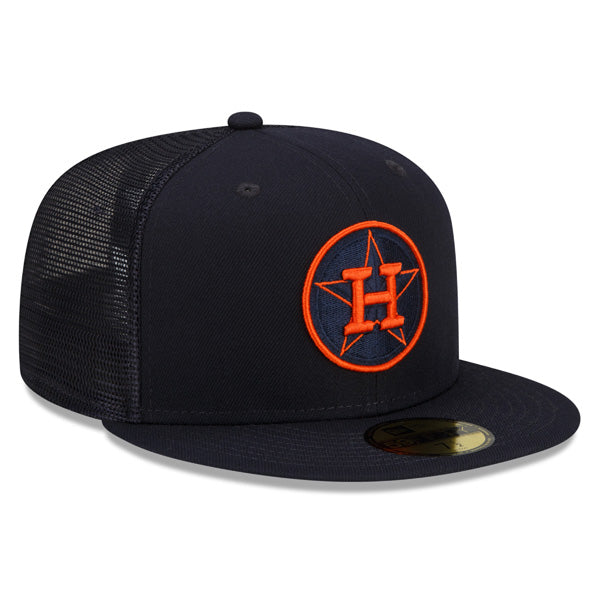 Houston Astros New Era 2022 Batting Practice 59FIFTY Fitted Hat - Navy/Orange