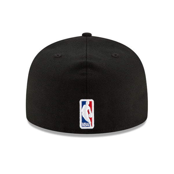 Chicago Bulls JUST DON Exclusive New Era 59Fifty Fitted NBA Hat - Black/Gray UV