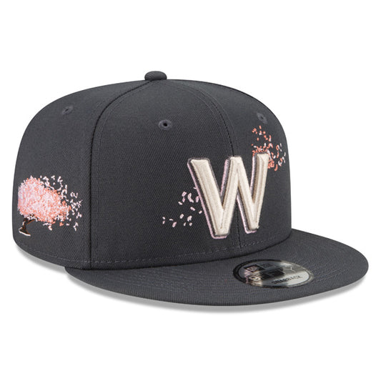 Washington Nationals New Era 2022 City Connect 9FIFTY Snapback Adjustable Hat - Graphite