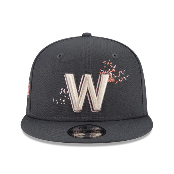 Washington Nationals New Era 2022 City Connect 9FIFTY Snapback Adjustable Hat - Graphite