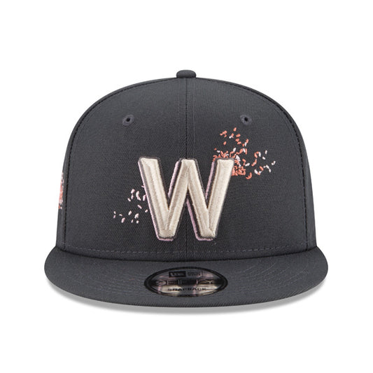 Washington Nationals New Era 2022 City Connect 9FIFTY Snapback Adjustable Hat - Graphite