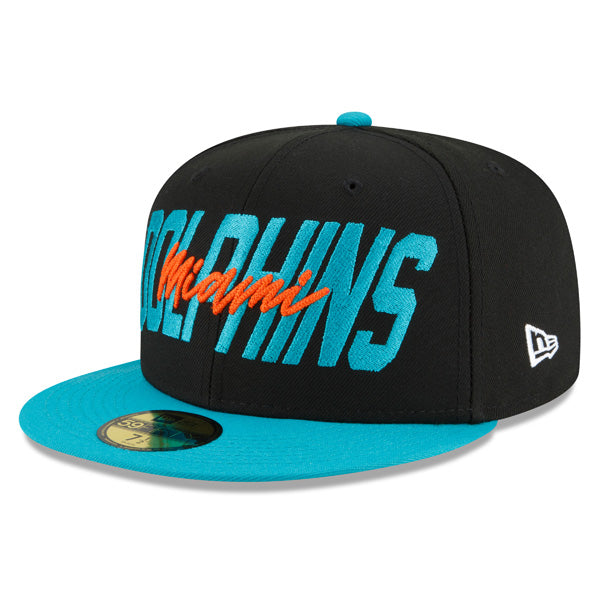 Miami Dolphins New Era 2022 NFL Draft On-Stage 59FIFTY Fitted Hat