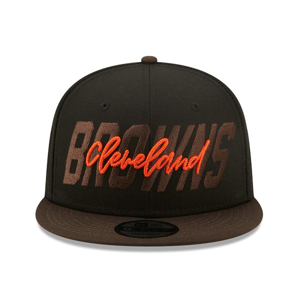 Cleveland Browns New Era 2022 NFL Draft Official On-Stage 9FIFTY Snapback Hat