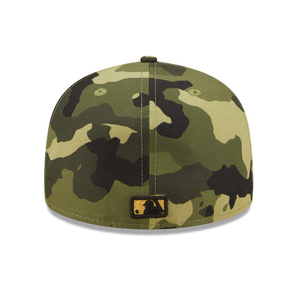 Oakland Athletics New Era 2022 Armed Forces Day On-Field 59FIFTY Fitted Hat - Camo