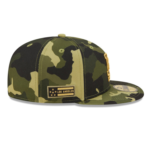 Los Angeles Dodgers New Era 2022 Armed Forces Day On-Field 59FIFTY Fitted Hat - Camo