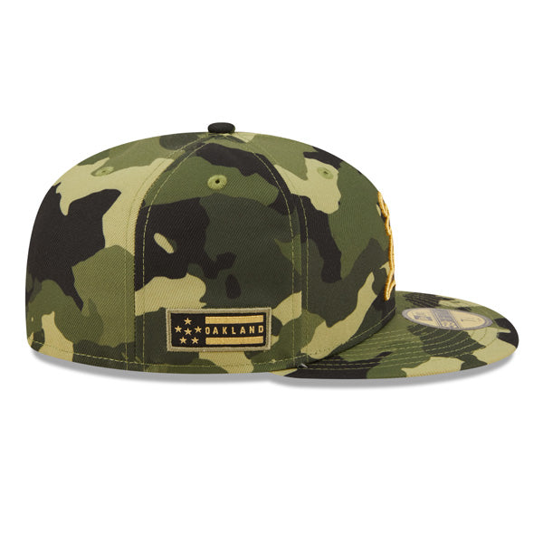 Oakland Athletics New Era 2022 Armed Forces Day On-Field 59FIFTY Fitted Hat - Camo