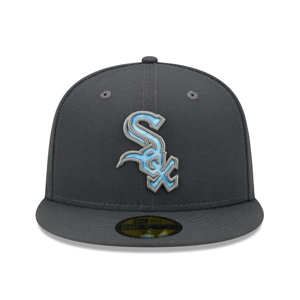 Chicago White Sox New Era 2022 FATHER'S DAY On-Field 59FIFTY Fitted Hat - Graphite/Sky