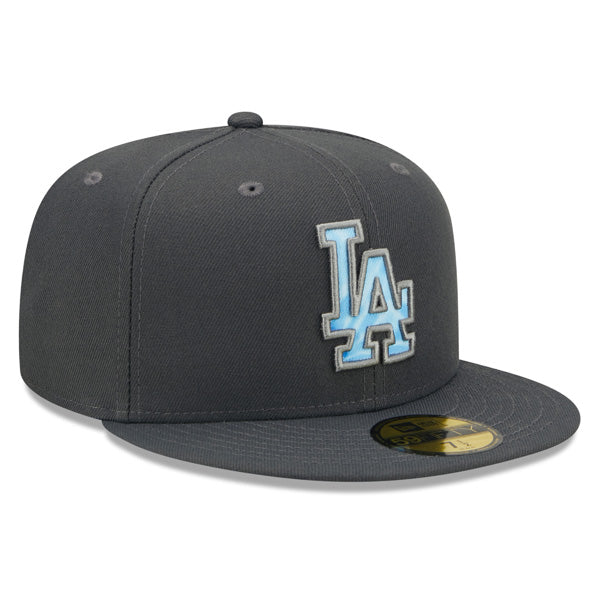 Los Angeles Dodgers New Era 2022 FATHER'S DAY On-Field 59FIFTY Fitted Hat - Graphite/Sky