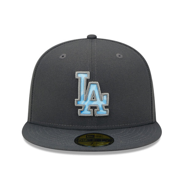 Los Angeles Dodgers New Era 2022 FATHER'S DAY On-Field 59FIFTY Fitted Hat - Graphite/Sky