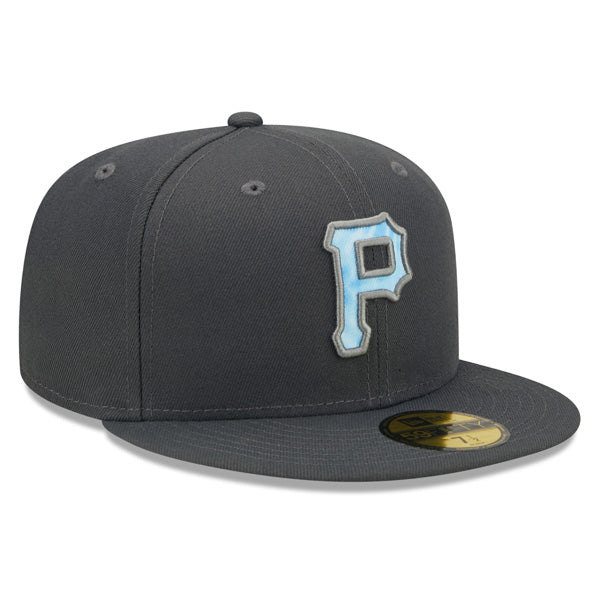 Pittsburgh Pirates New Era 2022 FATHER'S DAY On-Field 59FIFTY Fitted Hat - Graphite/Sky