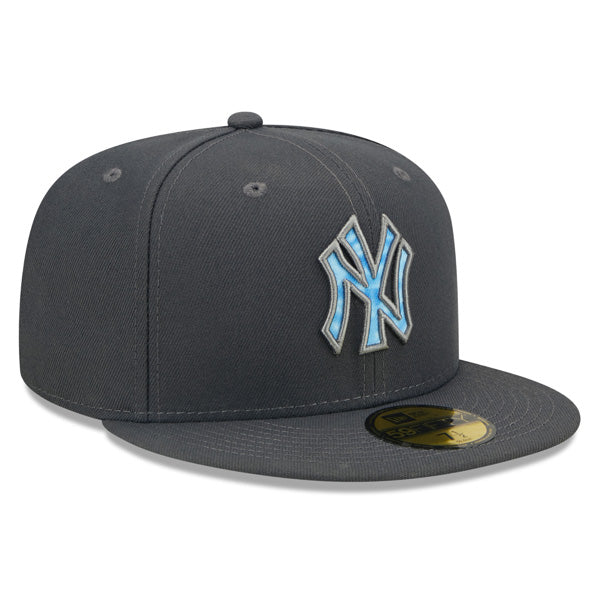 New York Yankees New Era 2022 FATHER'S DAY On-Field 59FIFTY Fitted Hat - Graphite/Sky