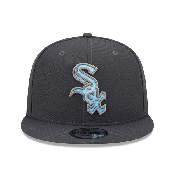 Chicago White Sox New Era 2022 FATHER'S DAY 9FIFTY Snapback Adjustable Hat - Graphite/Sky