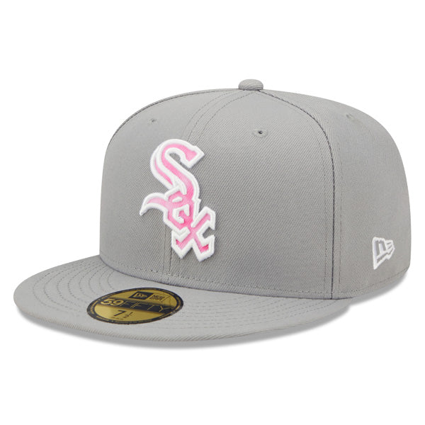 Chicago White Sox New Era 2022 Mother's Day On-Field 59FIFTY Fitted Hat - Gray/Pink