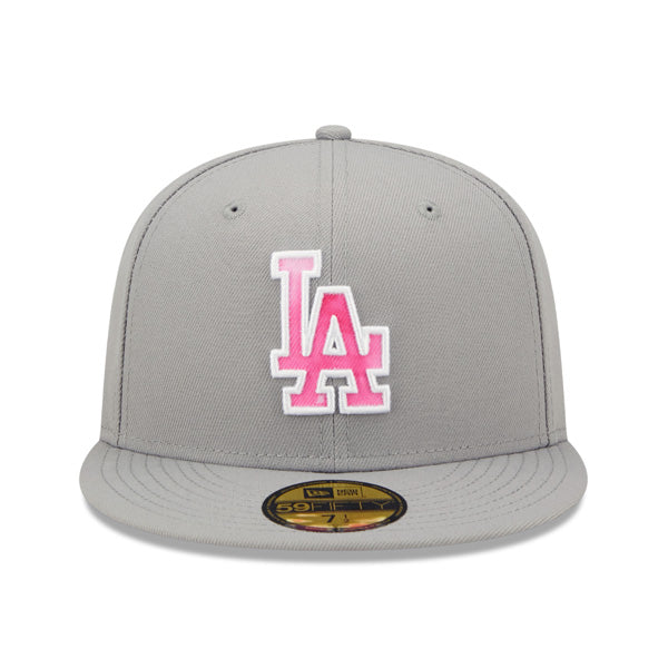 Los Angeles Dodgers New Era 2022 Mother's Day On-Field 59FIFTY Fitted Hat - Gray/Pink