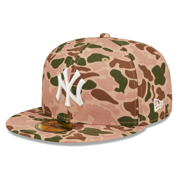 New York Yankees New Era 1996 World Series DUCK CAMO 59Fifty Fitted Hat - Camo Deluxe