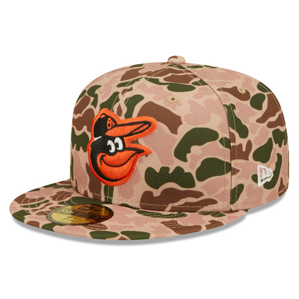 Baltimore Orioles New Era 1983 World Series DUCK CAMO 59Fifty Fitted Hat - Camo Deluxe