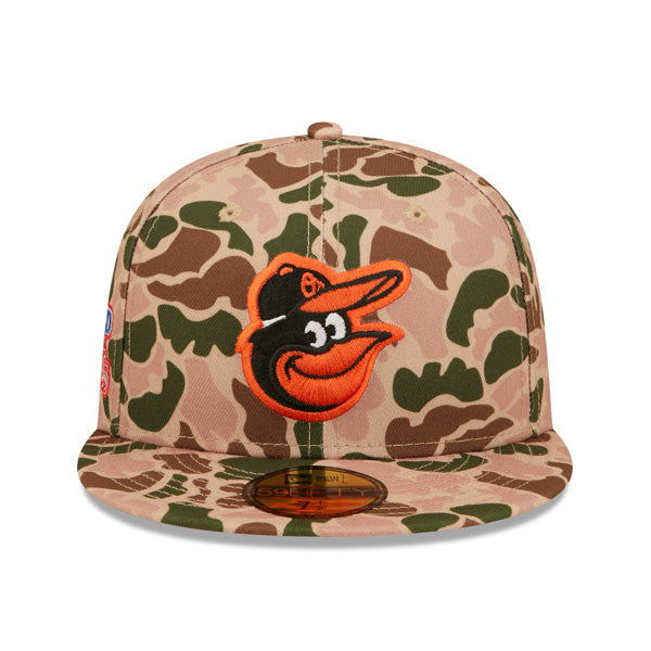 Baltimore Orioles New Era 1983 World Series DUCK CAMO 59Fifty Fitted Hat - Camo Deluxe