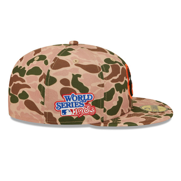Baltimore Orioles New Era 1983 World Series DUCK CAMO 59Fifty Fitted Hat - Camo Deluxe