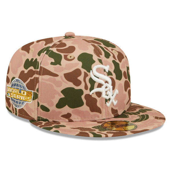 Chicago White Sox New Era 2005 World Series DUCK CAMO 59Fifty Fitted Hat - Camo Deluxe
