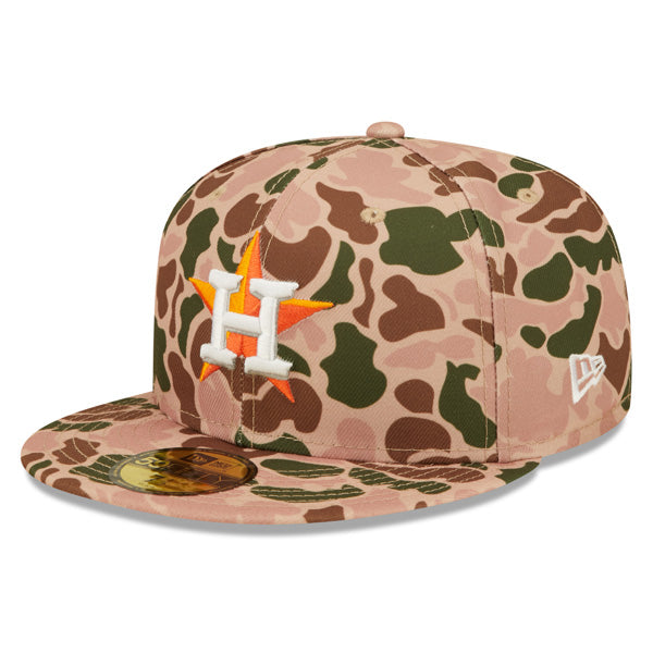 Houston Astros New Era 2017 World Series DUCK CAMO 59Fifty Fitted Hat - Camo Deluxe