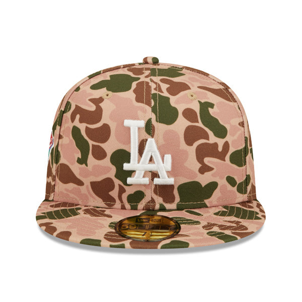 Los Angeles Dodgers New Era 1988 World Series DUCK CAMO 59Fifty Fitted Hat - Camo Deluxe
